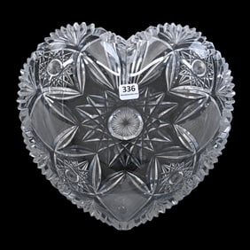 Bowl, ABCG, Heart Shape, Imperial Pattern By Straus