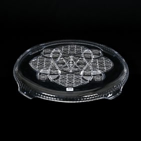 Glass Plateau, Brilliant Period Cut Glass