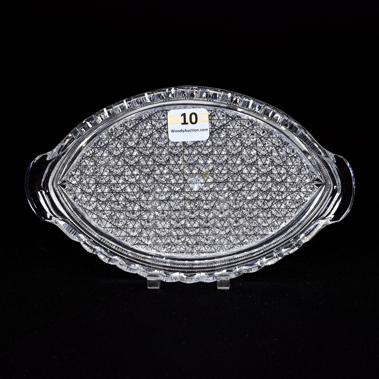 Oval Tray, ABCG, Signed Hawkes (1 of 2)