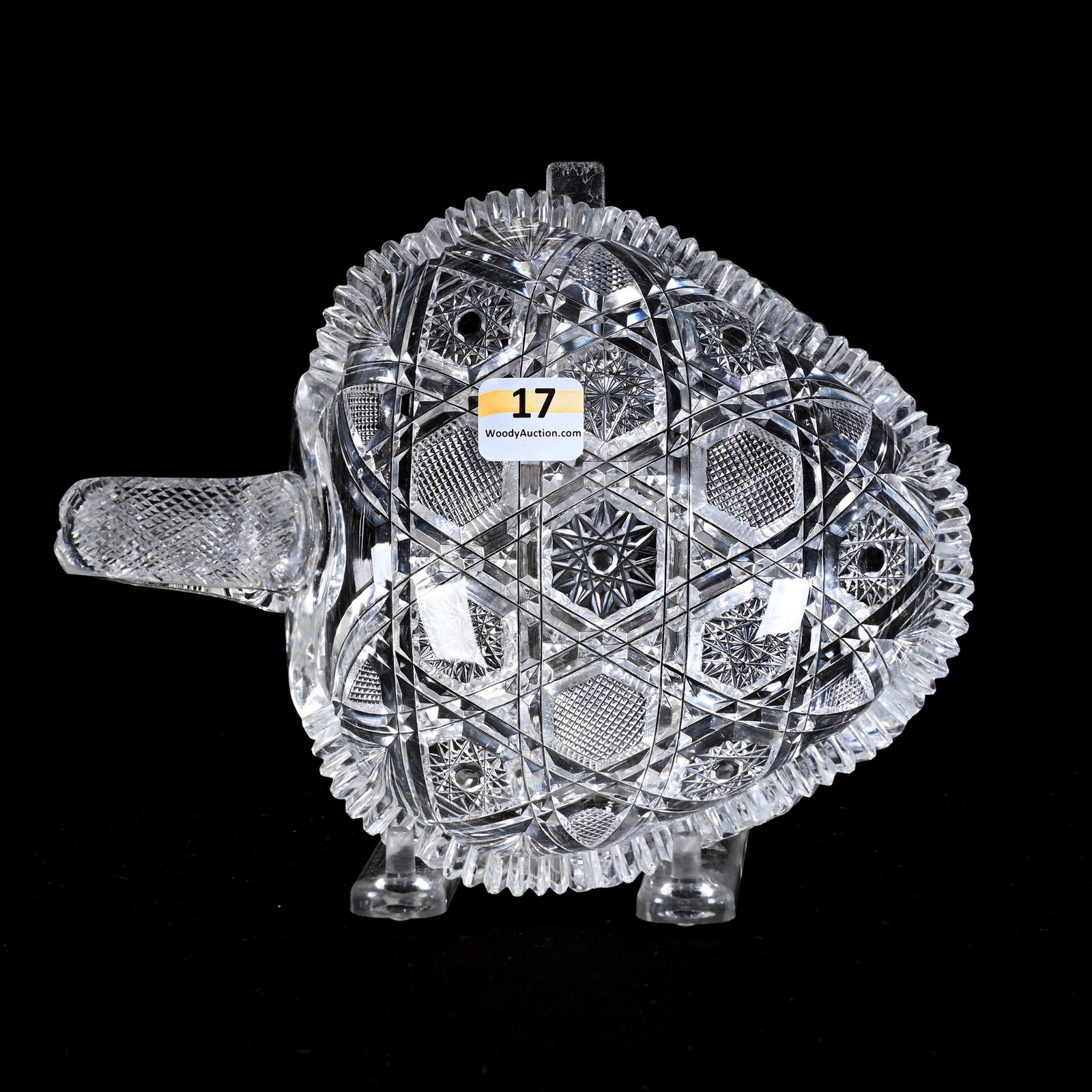 Handled Nappy, ABCG, Baker's Gothic By Clark (1 of 2)