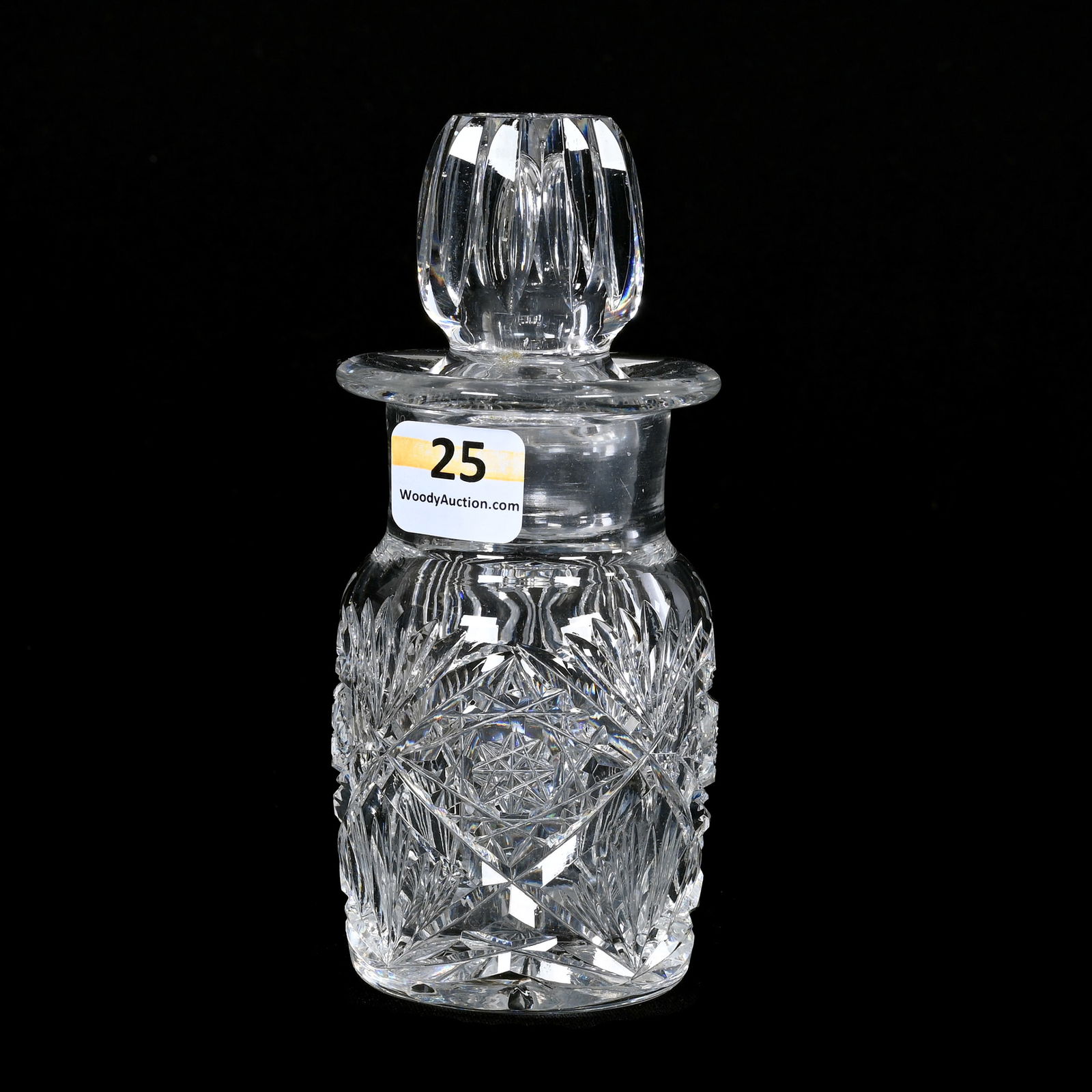 Small Cherry Jar, American Brilliant Cut Glass (1 of 3)