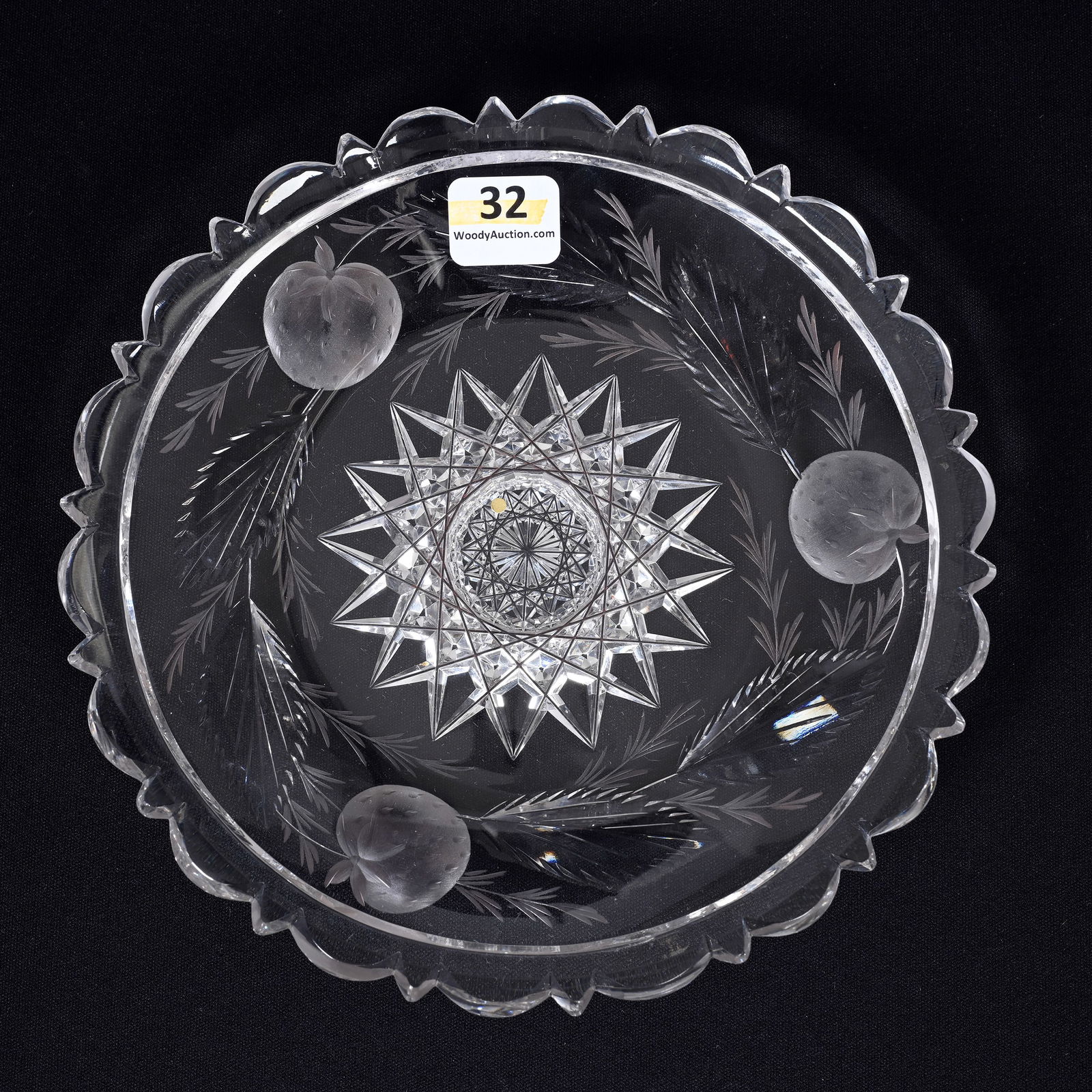 Plate, ABCG, Signed Hawkes Gravic Glass (1 of 2)