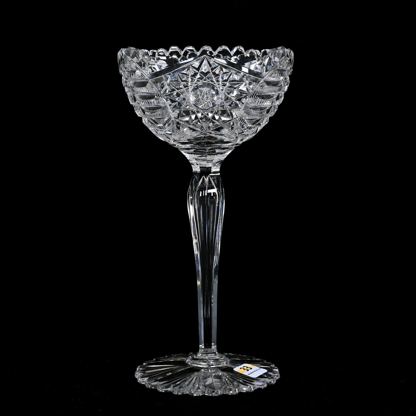 Jelly Compote, ABCG, Signed Libbey Senora Pattern (1 of 3)