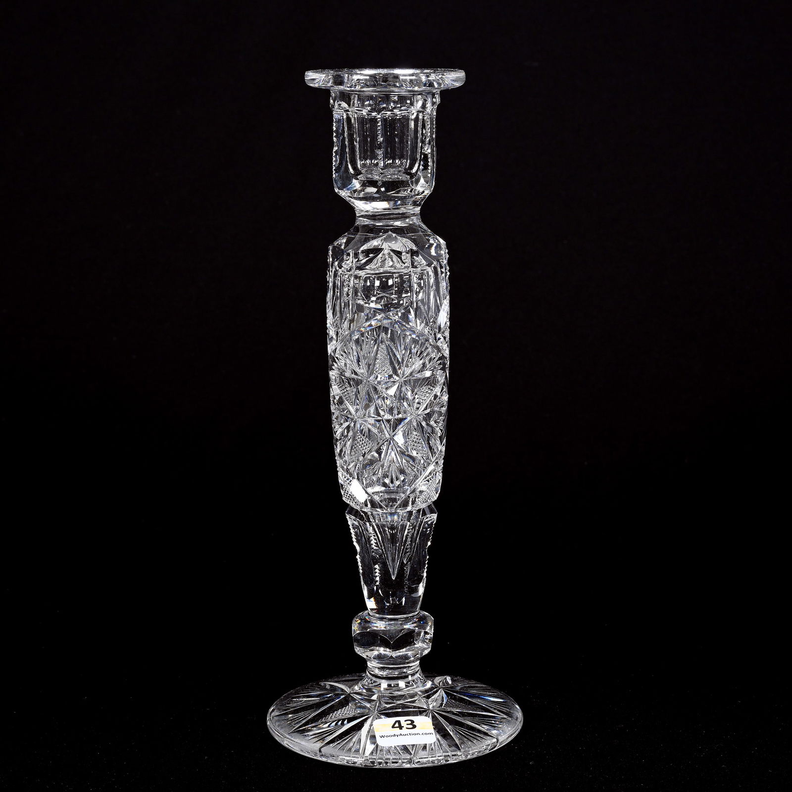 Candlestick, American Brilliant Cut Glass, Single (1 of 3)