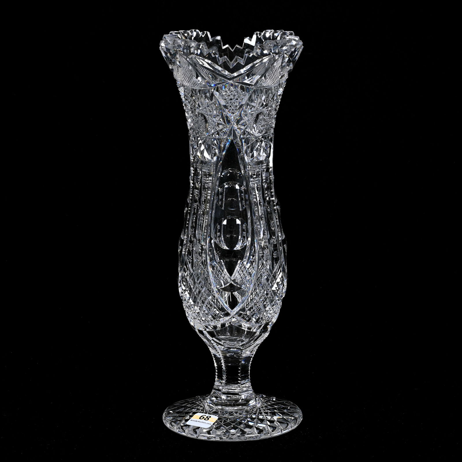 Pedestal Vase, ABCG, Signed Clark (1 of 3)