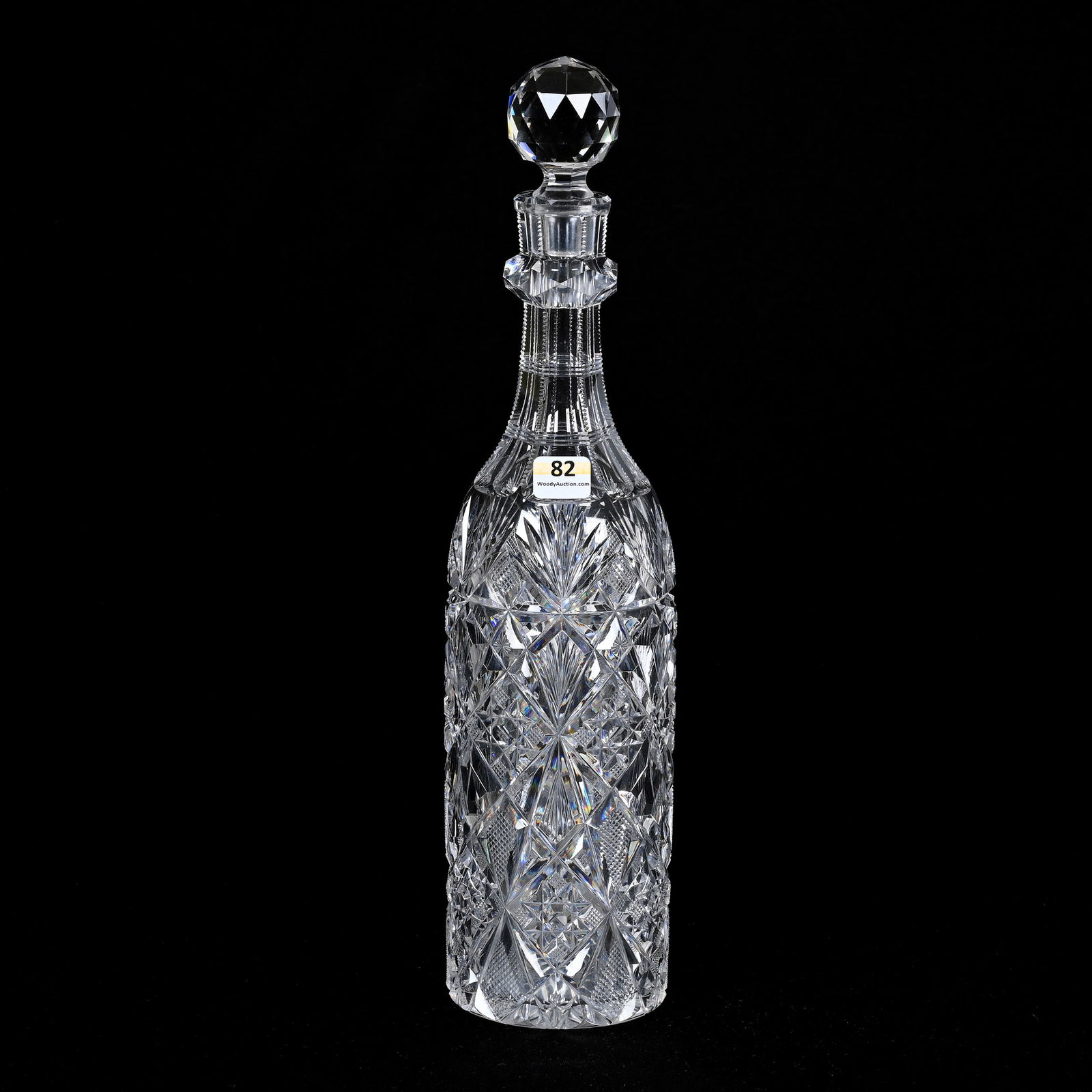 Whiskey Bottle, ABCG, Brazilian Pattern By Hawkes (1 of 4)