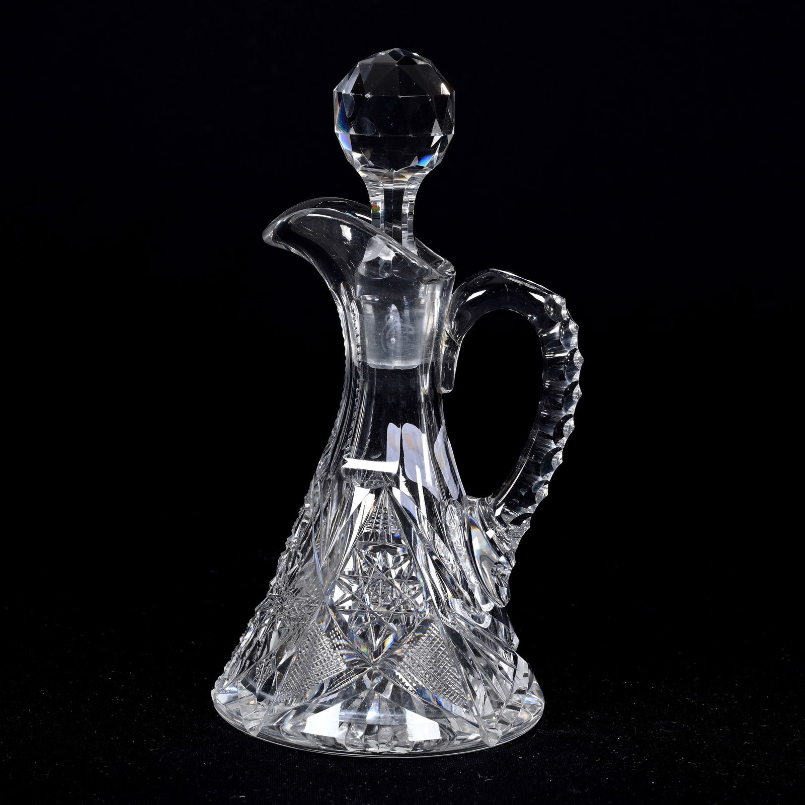Cruet Bottle, ABCG, New Brilliant Pattern By Libbey (1 of 3)