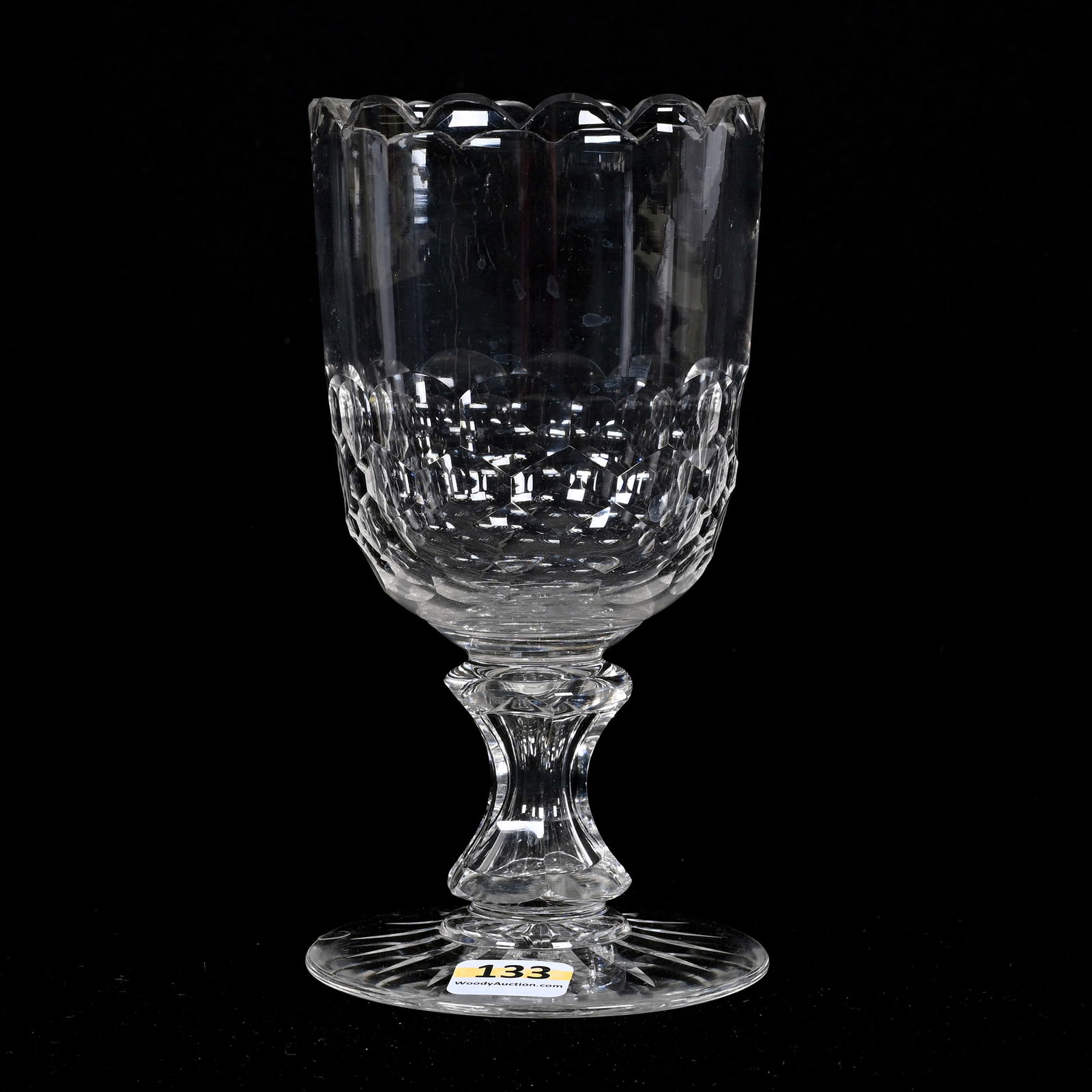 Pedestal Spooner, American Brilliant Cut Glass (1 of 3)
