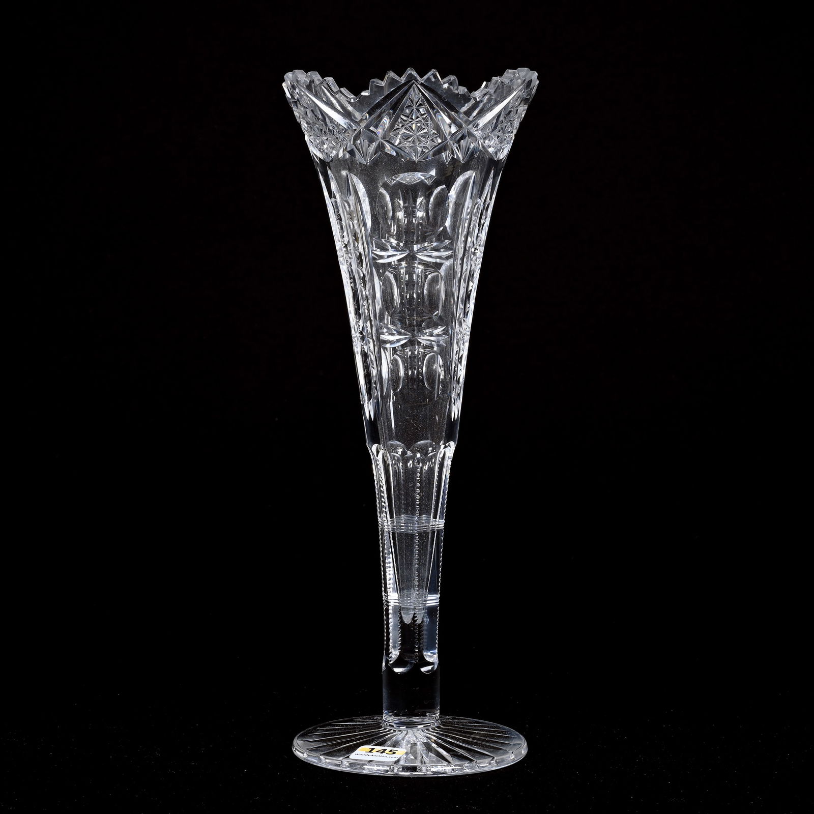 Trumpet Vase, ABCG, Florentine Pattern (1 of 3)