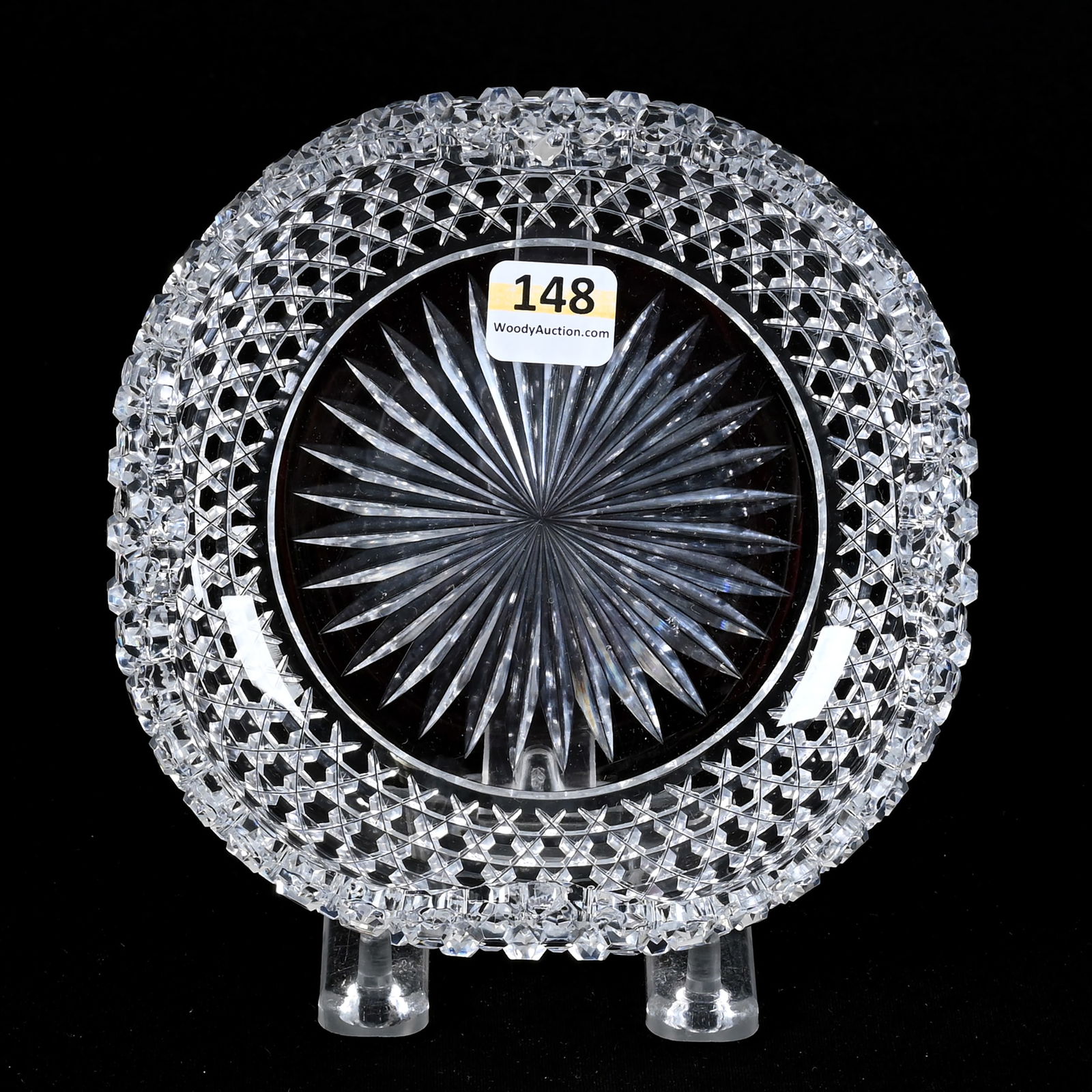 Square Bowl, ABCG, Hobnail Pattern (1 of 2)