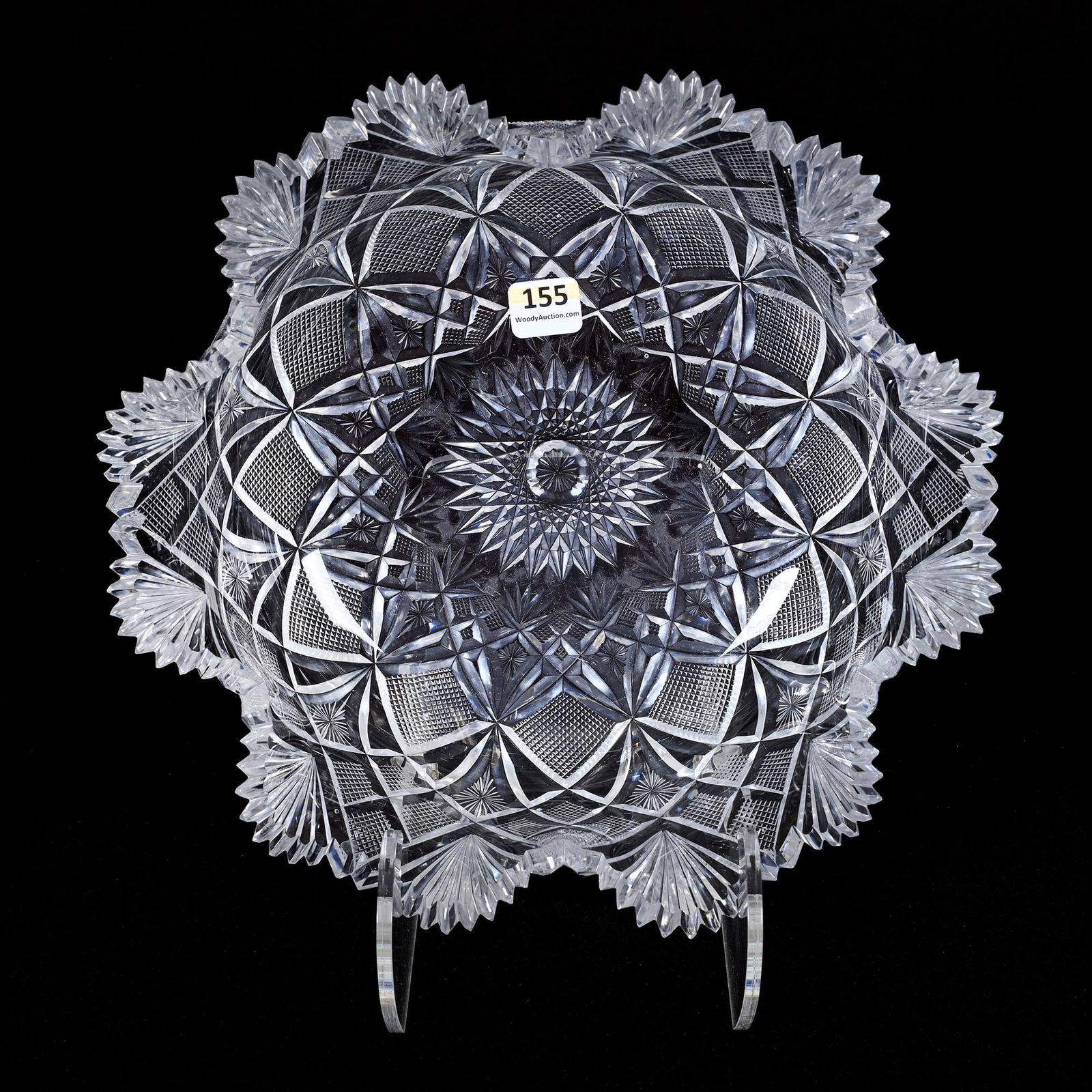 Bowl, Blown Mold, ABCG, Venetian Pattern By Straus (1 of 3)