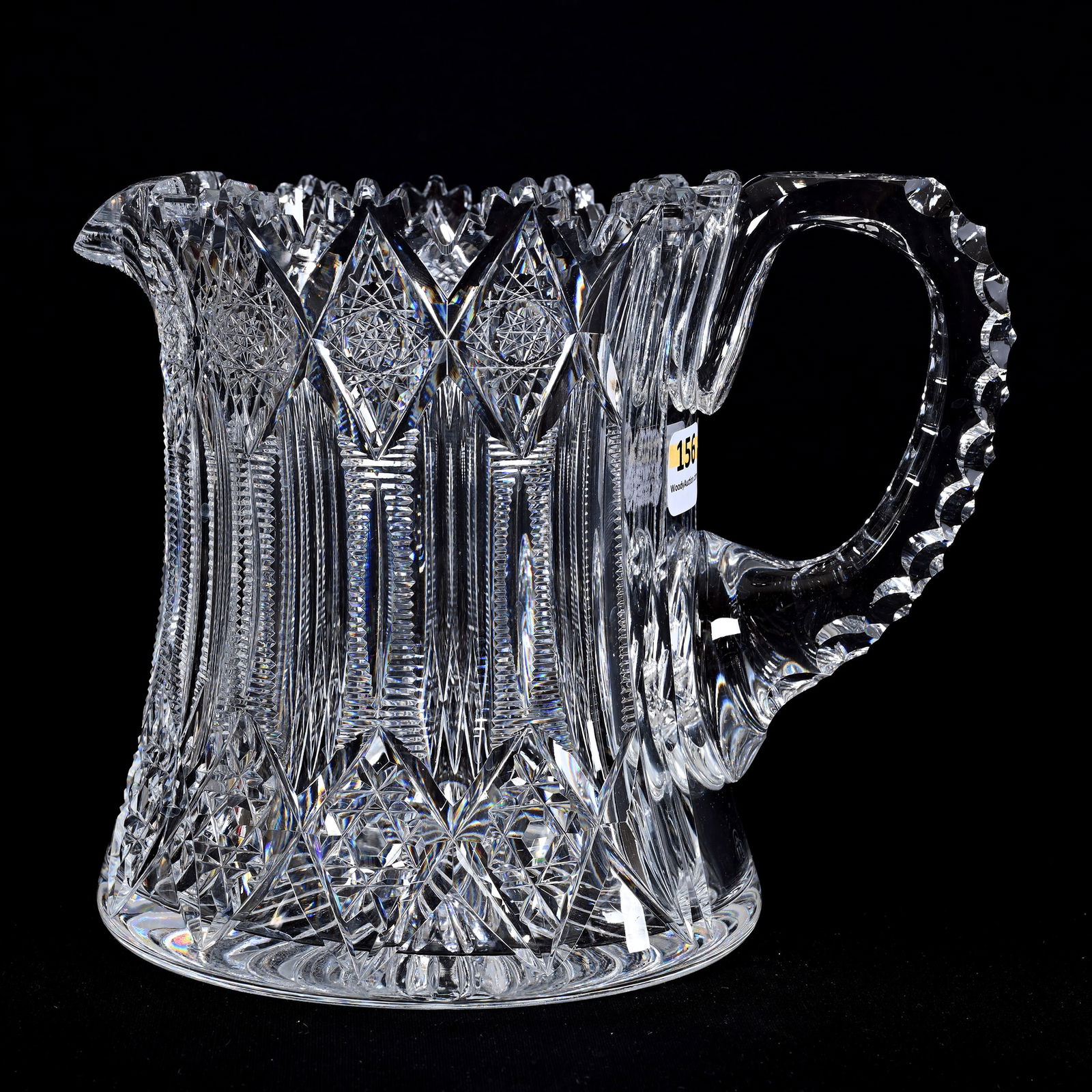 Pitcher, ABCG, Signed Hawkes Brunswick Pattern (1 of 3)