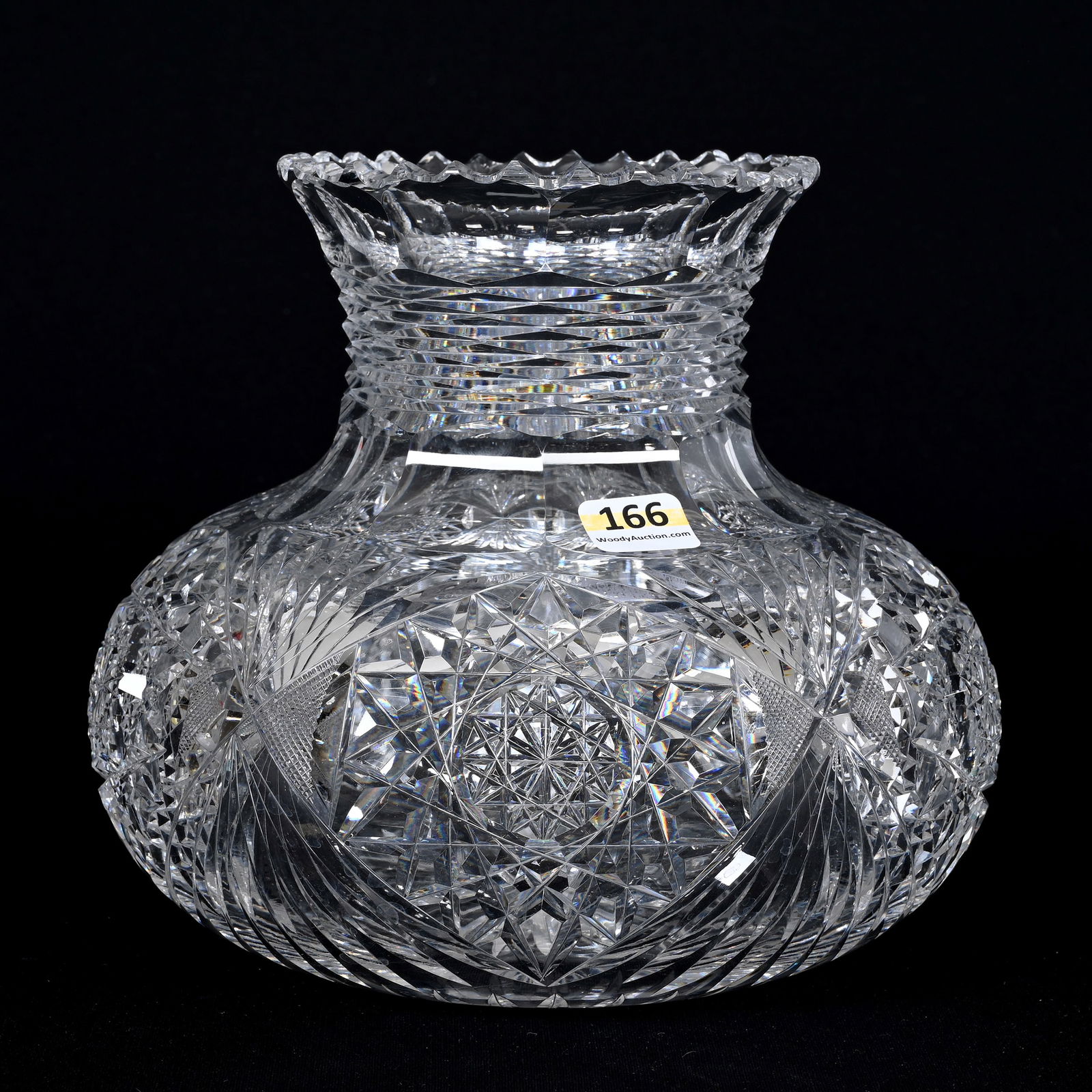 Flower Center, American Brilliant Cut Glass (1 of 4)