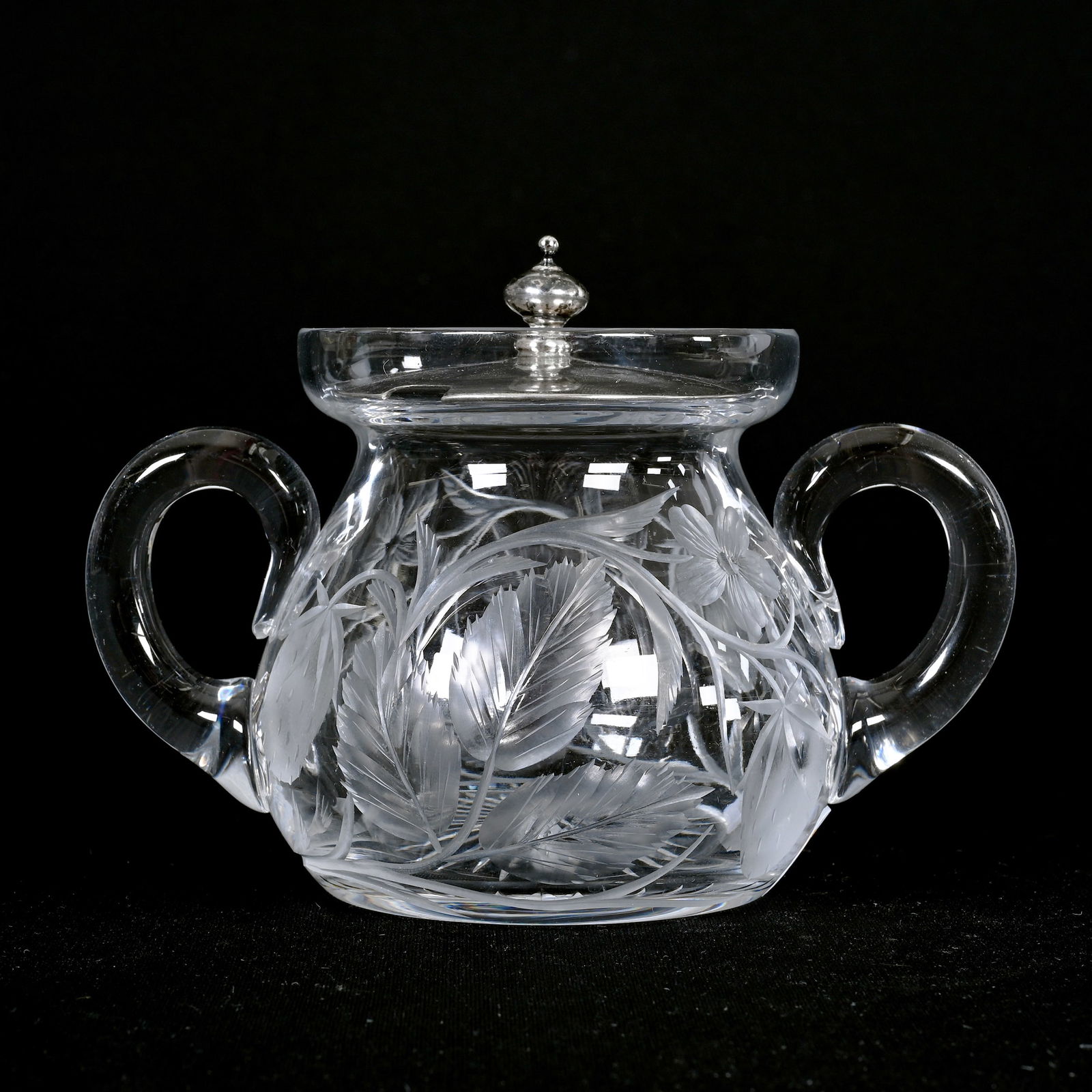 Jam Jar, American Brilliant Cut Glass (1 of 4)