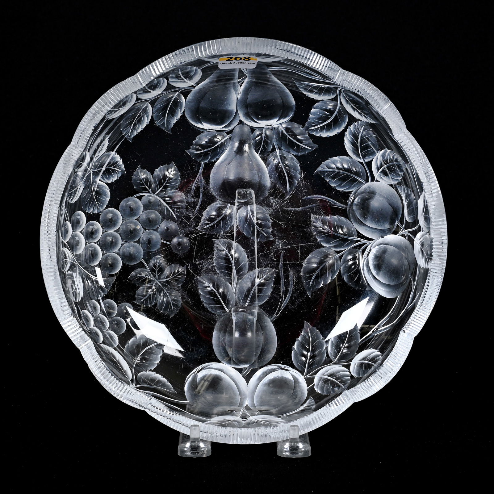 Bowl, ABCG, Intaglio Fruit Decor Attributed To Tuthill (1 of 3)