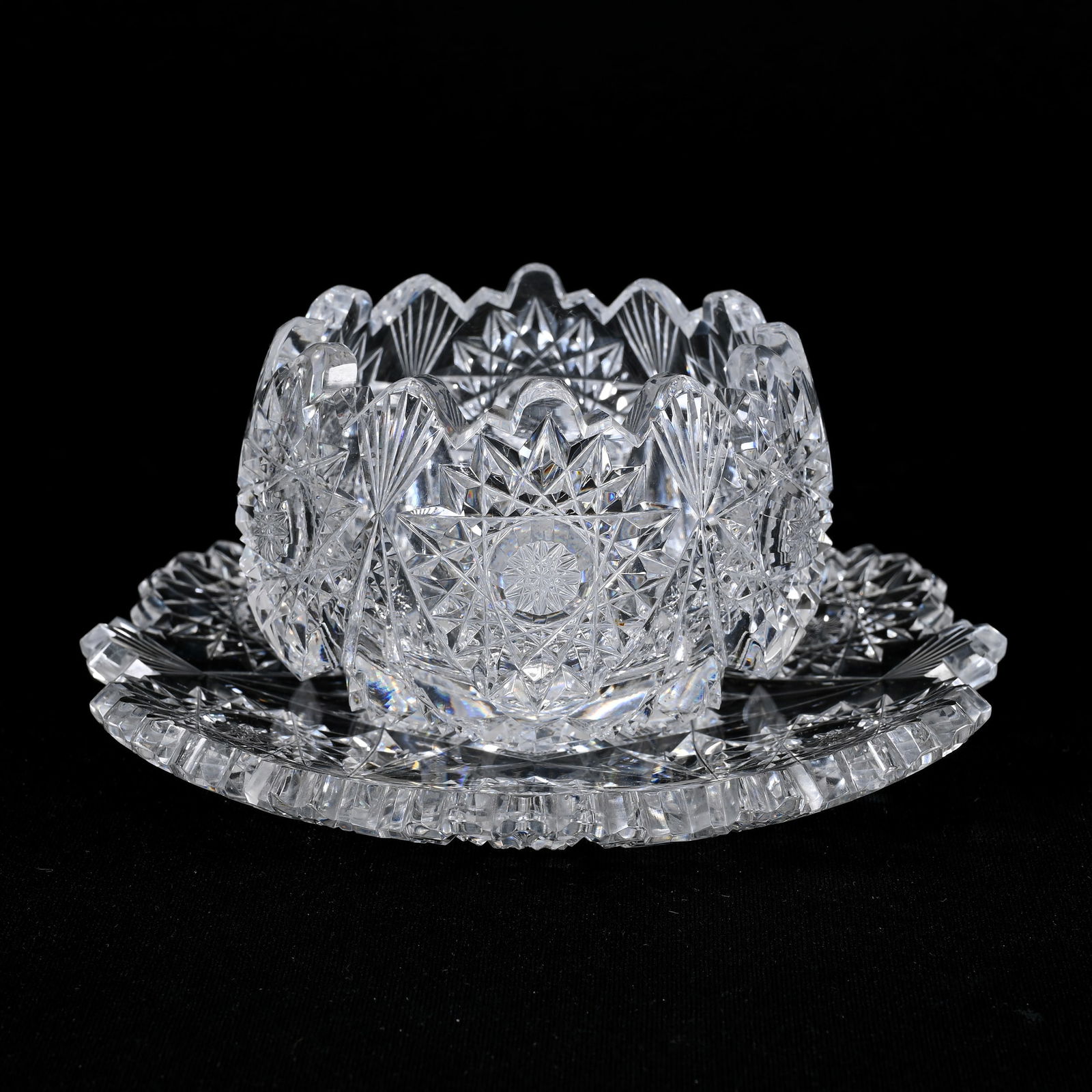 Roman Punch Cup/Underplate, ABCG (1 of 3)