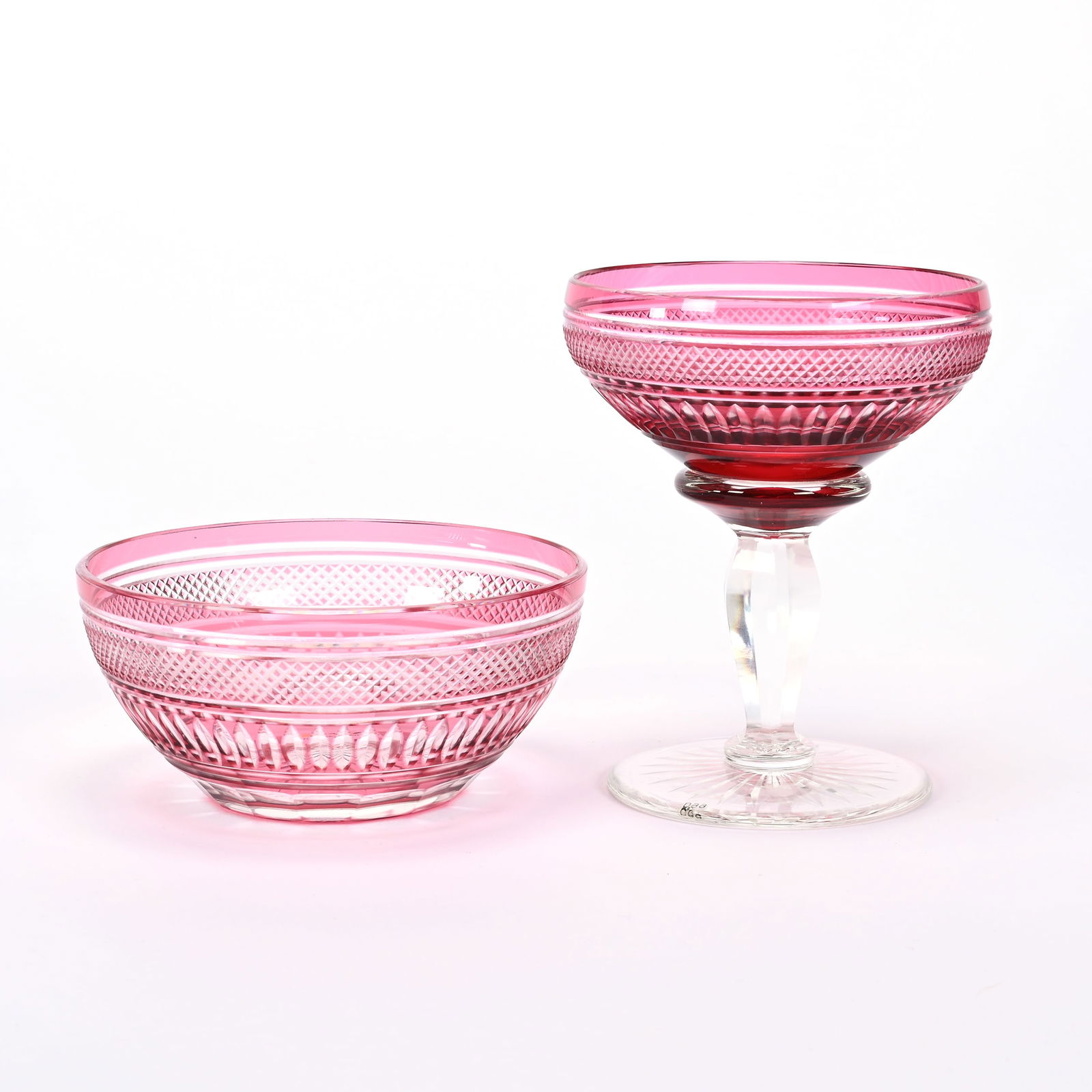 (2) Items Attributed To Dorflinger (1 of 3)