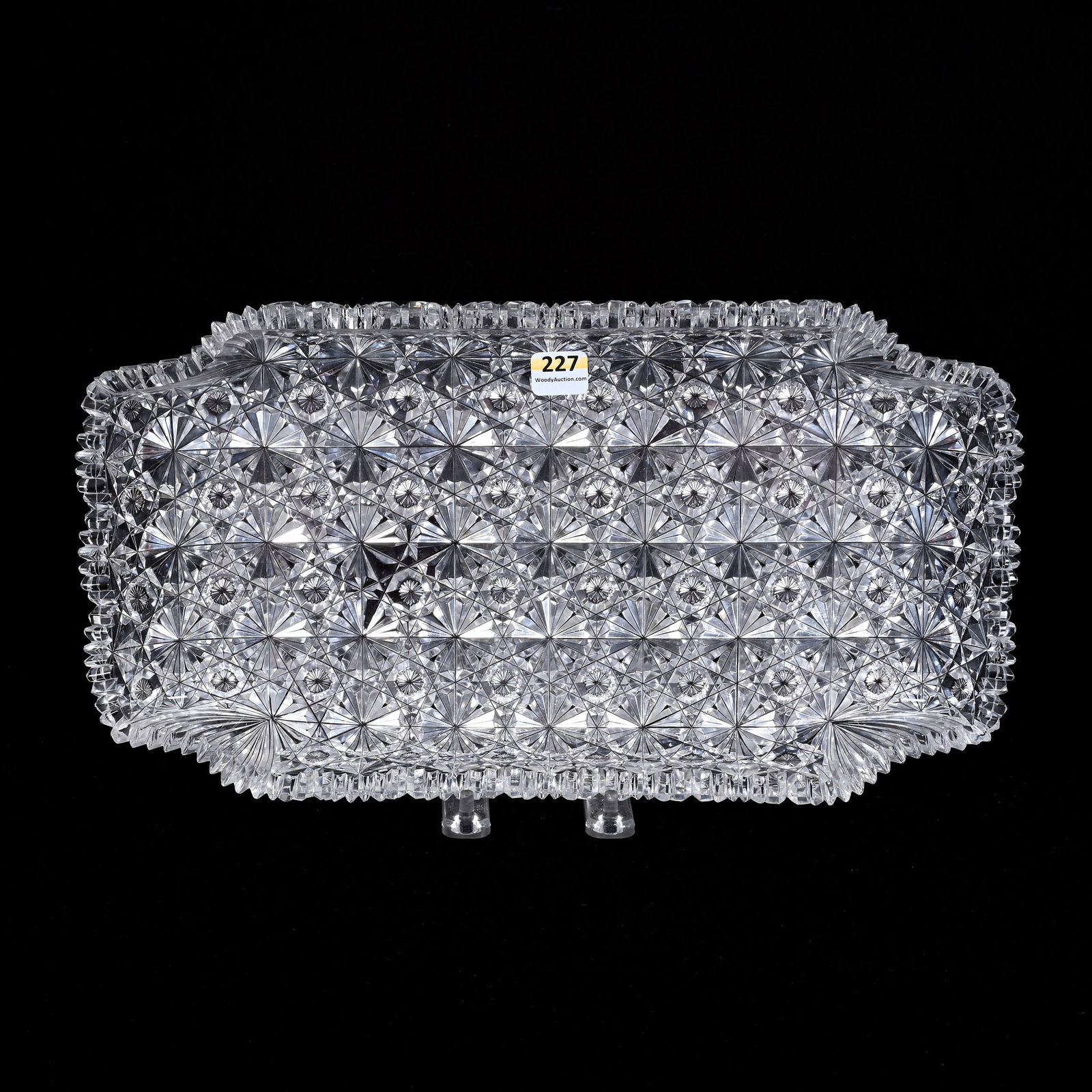 Ice Cream Tray, American Brilliant Cut Glass (1 of 2)