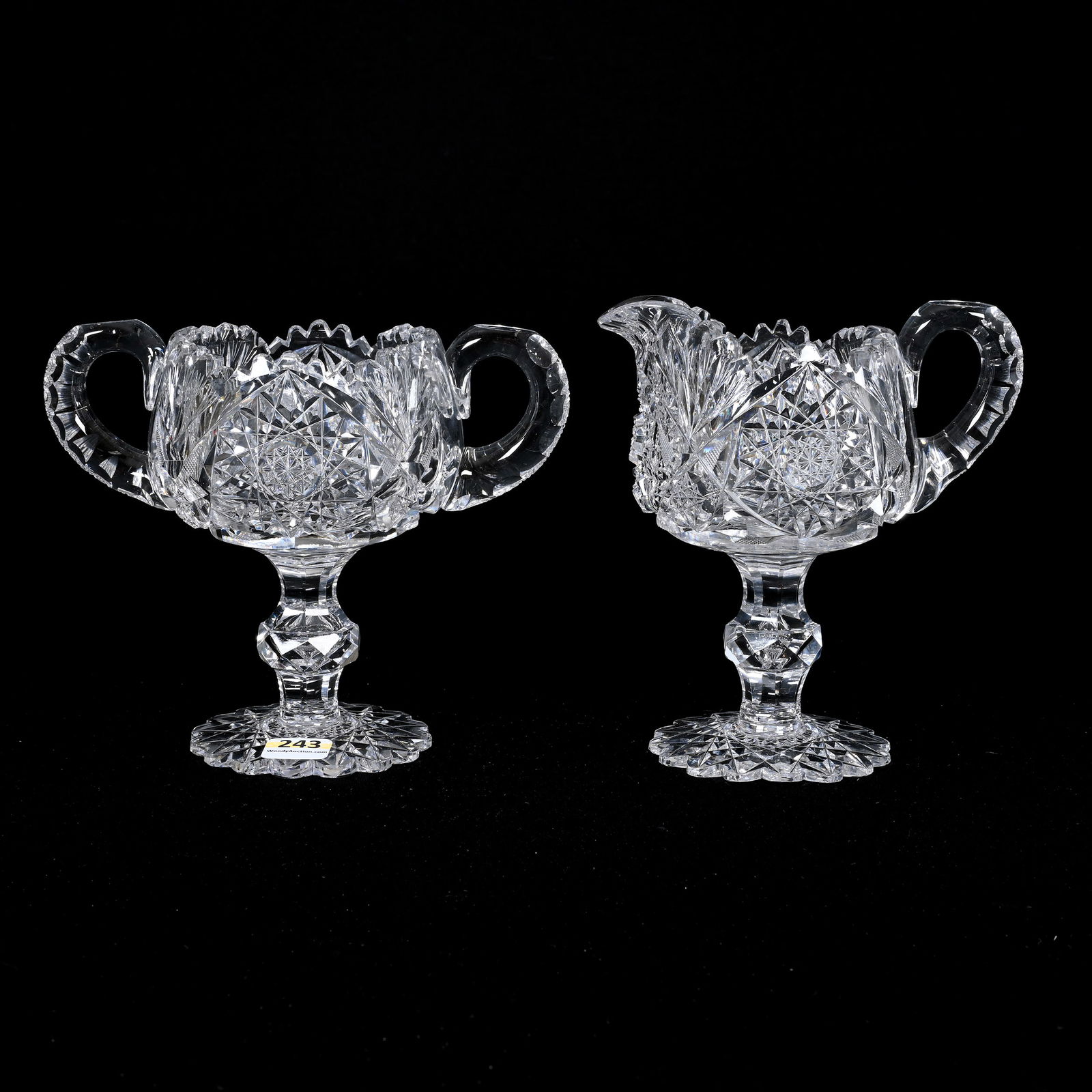 Pedestal Creamer & Sugar, ABCG (1 of 7)