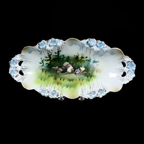 Celery Tray Marked Wheelock Prussia, Turkey & Duck