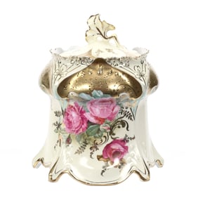 Biscuit Jar Marked R.S. Prussia