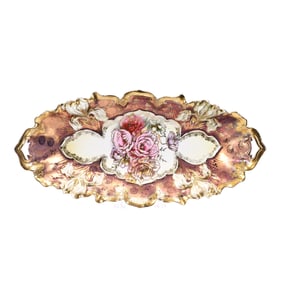 Celery Tray Marked R.S. Prussia, Iris Mold