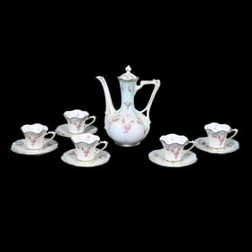Demitasse Set Marked R.S. Prussia