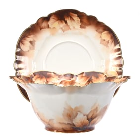 Salad Bowl/Underplate Marked R.S. Germany