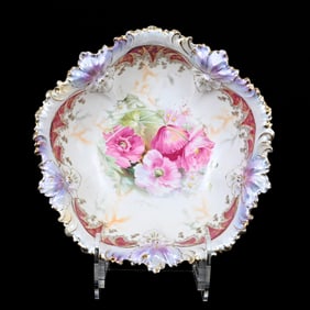 Bowl Marked R.S. Prussia, Mold #55 Satin Finish