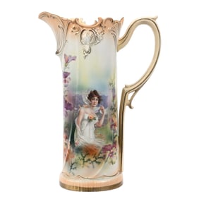 Tankard Marked R.S. Prussia, Fall Season Portrait