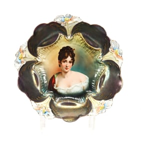 Bowl, Unmarked R.S. Prussia, Racamier Portrait