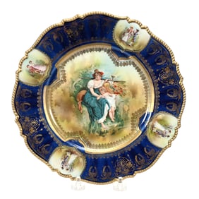 Plate Marked R.S. Suhl, Various Rare Scenes