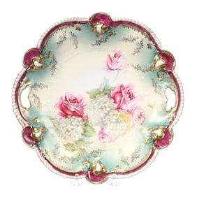 Cake Plate Marked R.S. Prussia