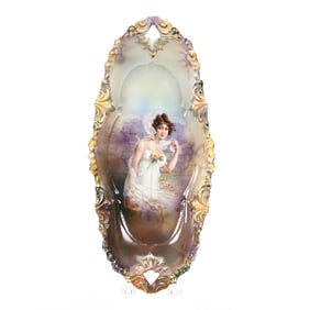 Celery Tray Marked R.S. Prussia, Fall Season