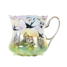 Mug Marked R.S. Prussia, Two Scenes