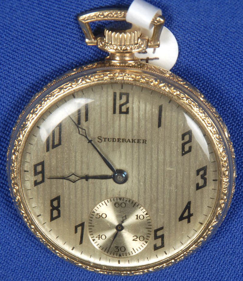 45 12 SIZE SOUTH BEND "STUDEBAKER" POCKET WATCH