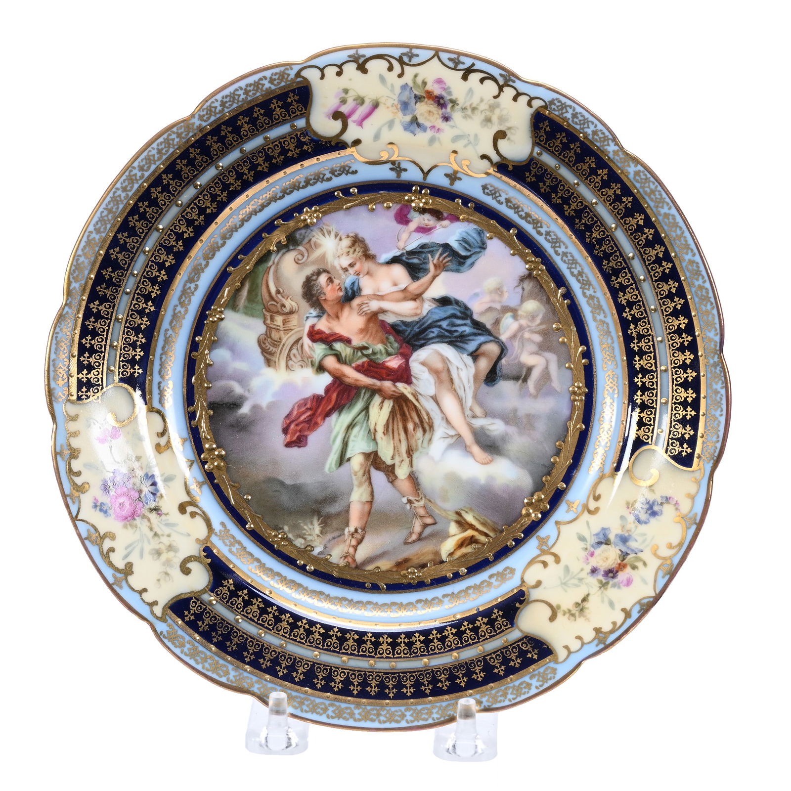 Plate Marked Beehive, Allegorical Scene (1 of 2)