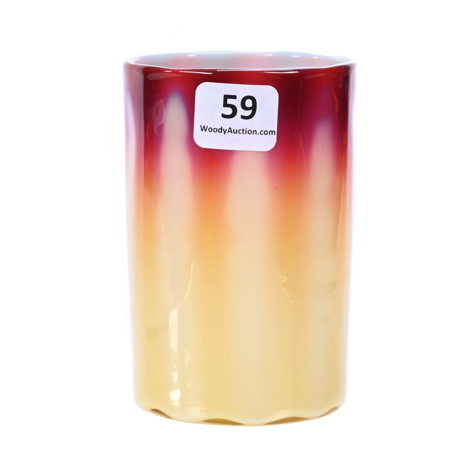 Tumbler, Plated Amberina By New England Glass (1 of 3)