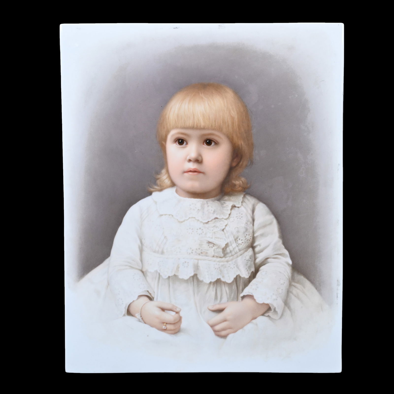 Porcelain Plaque Marked KPM (1 of 2)