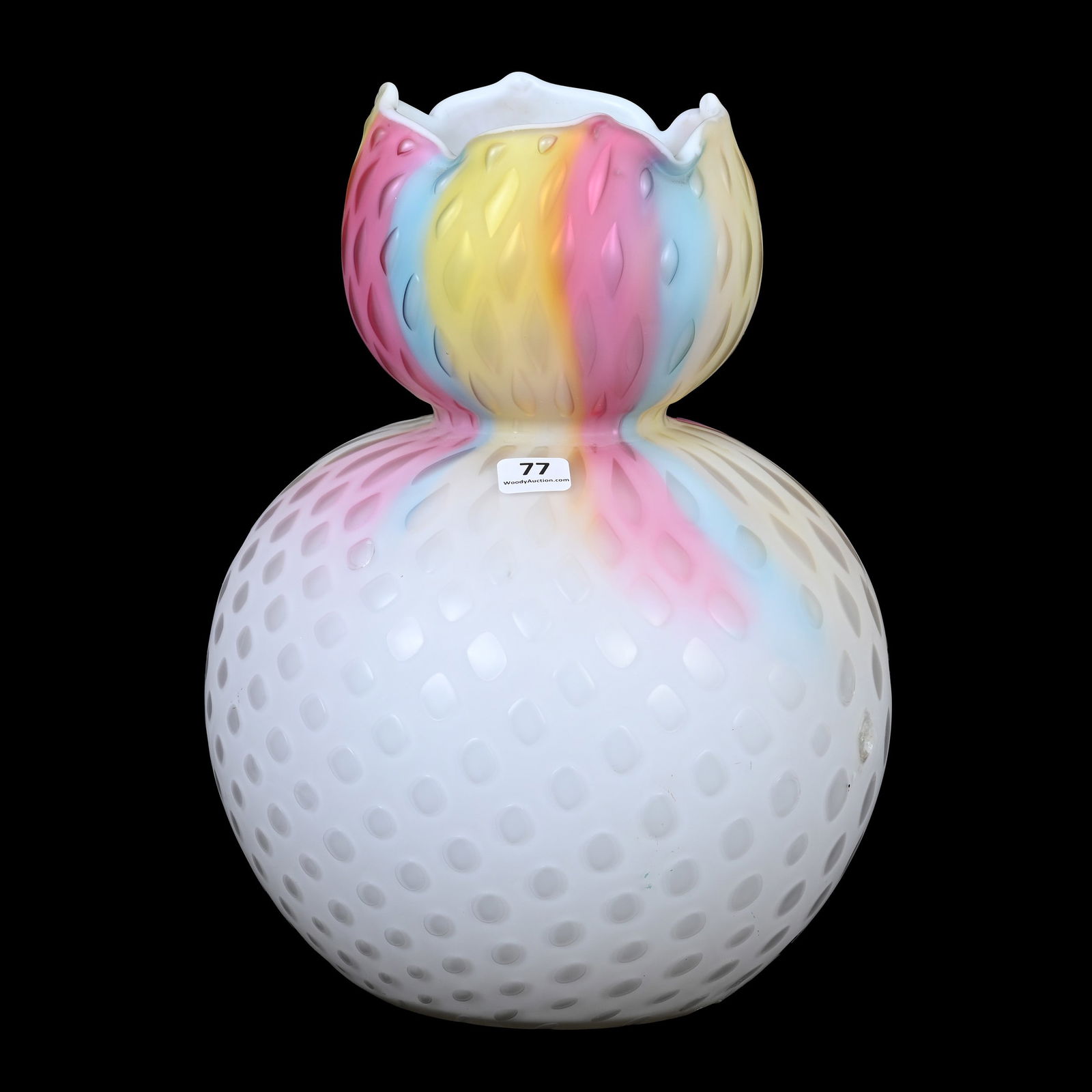 Vase, Rainbow Satin MOP Art Glass (1 of 7)