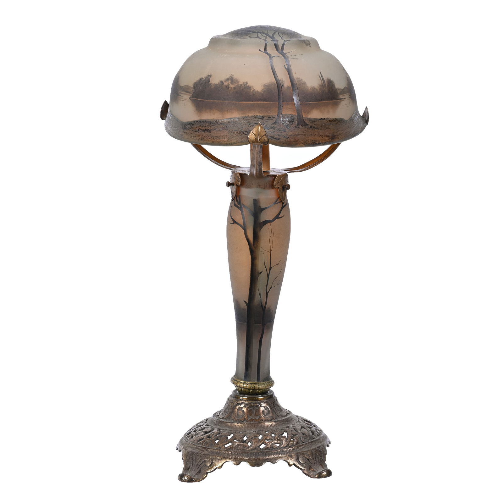 Lamp, French Art Glass (1 of 5)