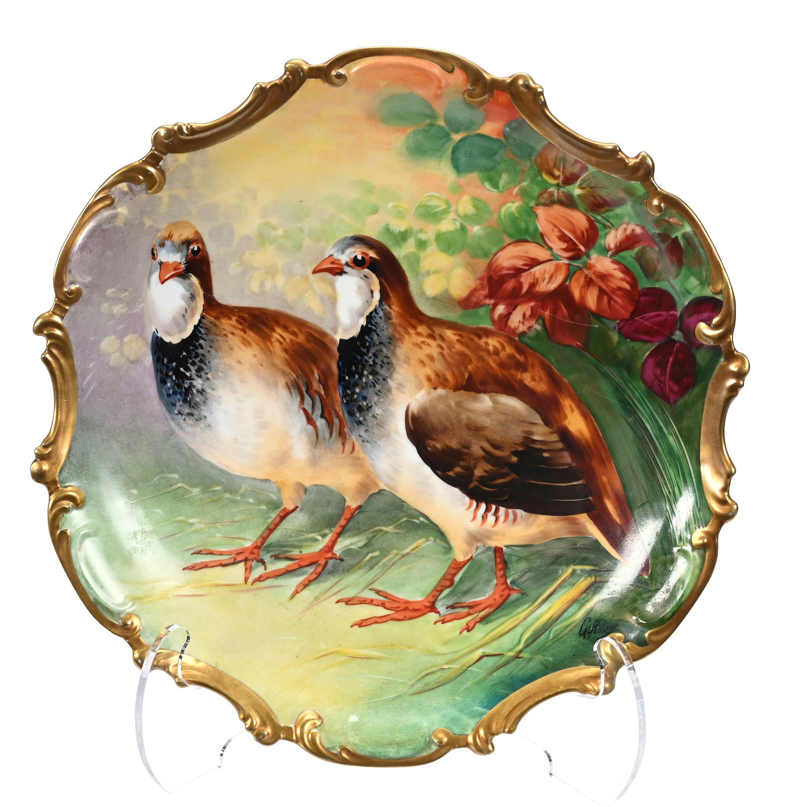 Charger Marked Coronet Limoges (1 of 4)