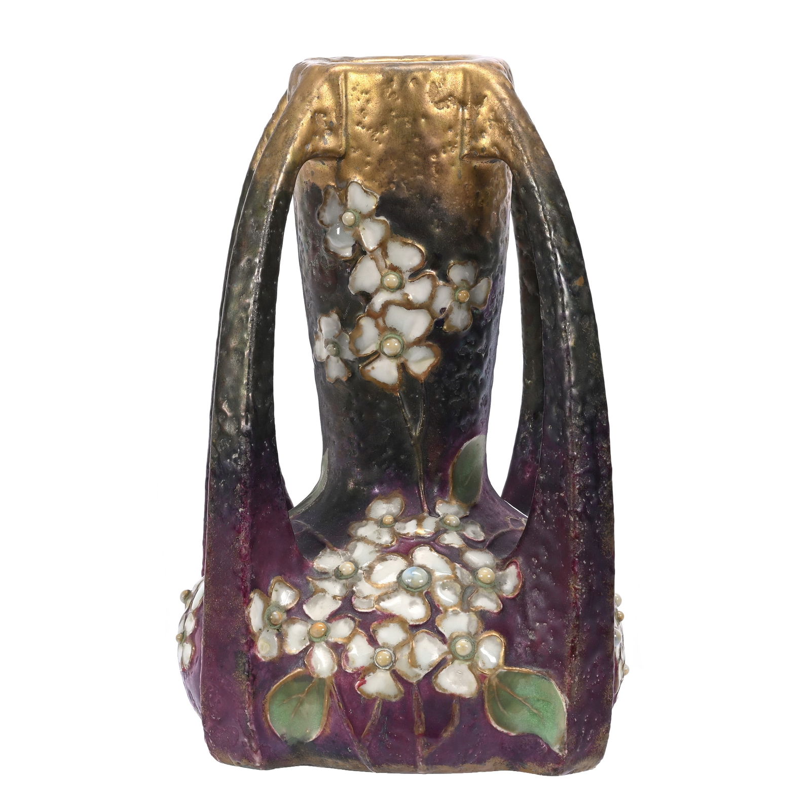 Vase Marked Amphora Teplitz, Four Handles (1 of 3)