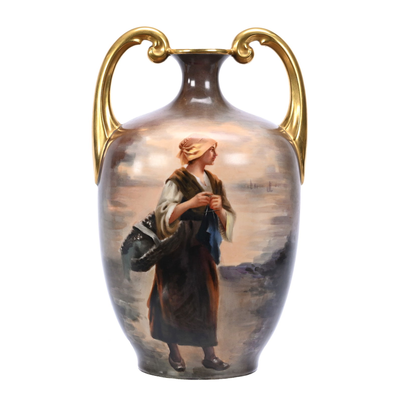 Vase Marked J.P. Limoges Porcelain (1 of 3)