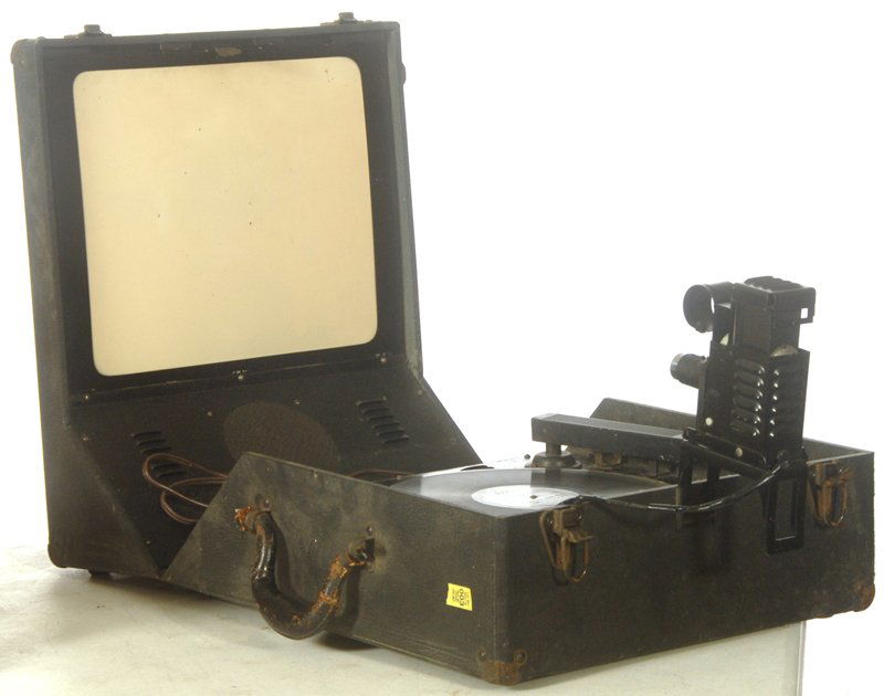 CIRCA 1930'S CAR MEMORABILIA "WEBSTER" SLIDE FILM: CIRCA 1930'S CAR MEMORABILIA "WEBSTER" SLIDE FILM PROJECTOR & PHONOGRAPH DISC PLAYER INCLUDING (11) BLACK & WHITE POSITIVE SLIDE FILMS INCLUDING: (2) AMERICA EXPECTS GREAT THINGS OF CHRYSLER; THE PEAK