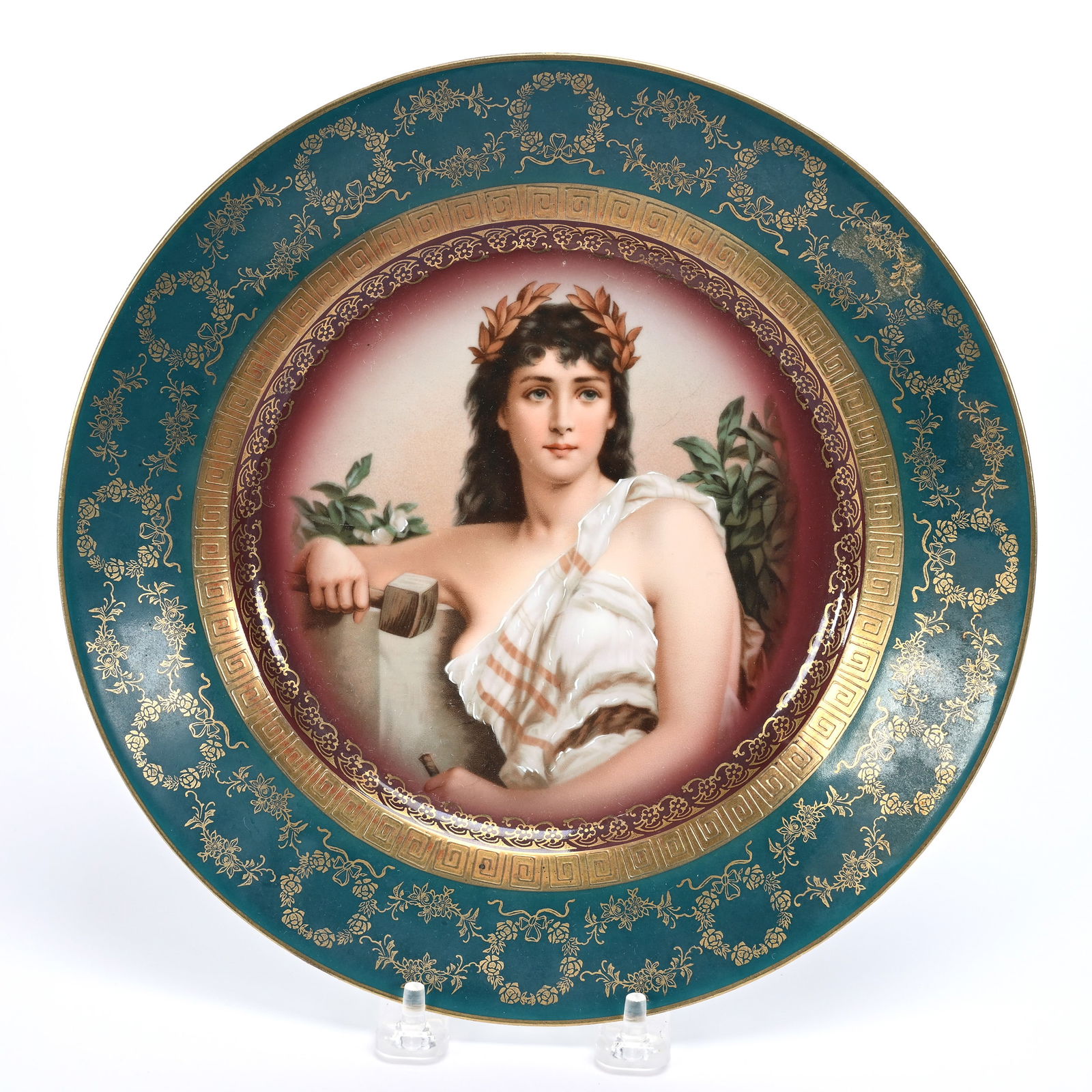 Plate, Unmarked Bavaria, Portrait (1 of 2)