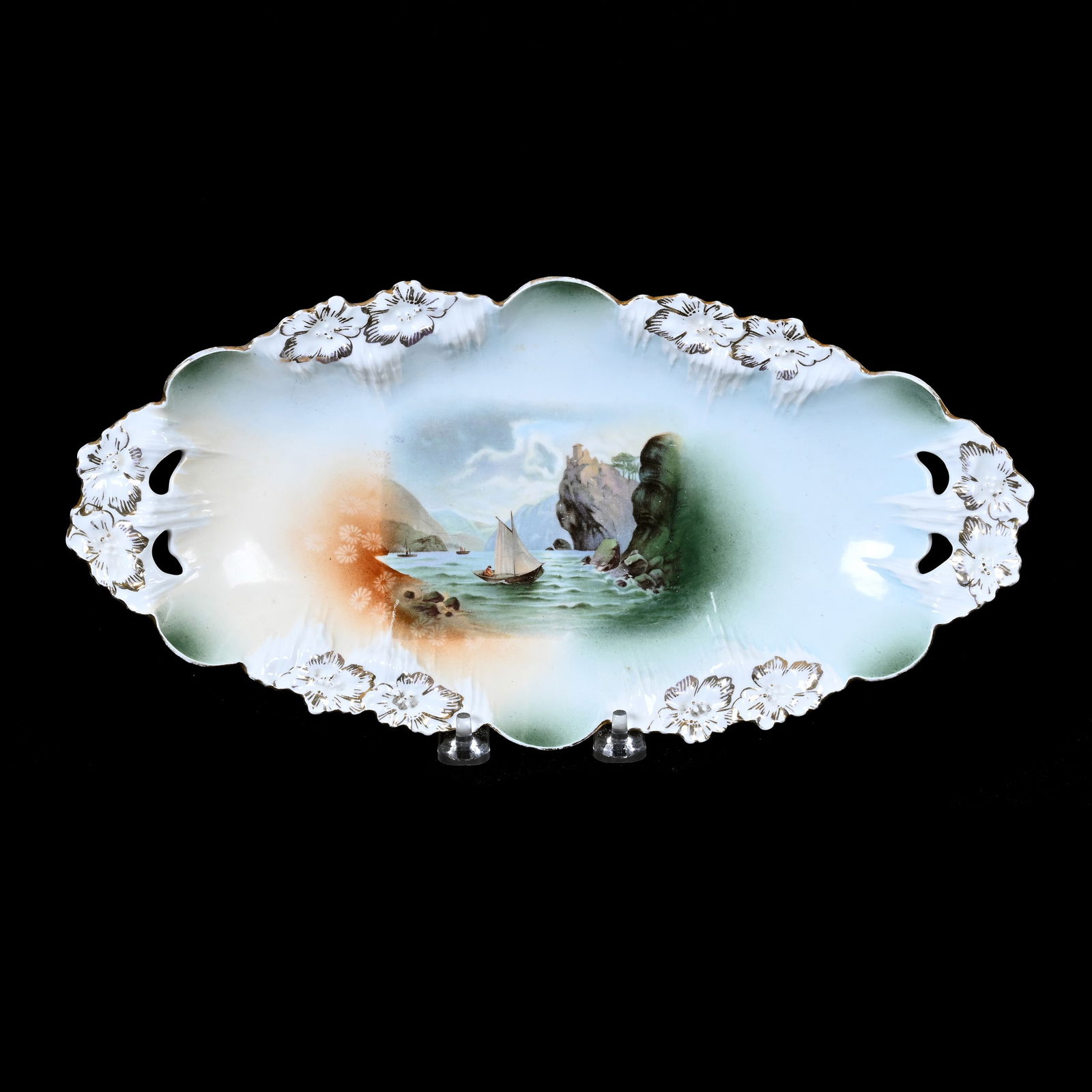 Celery Tray Marked R.S. Prussia, Icicle Mold (1 of 2)