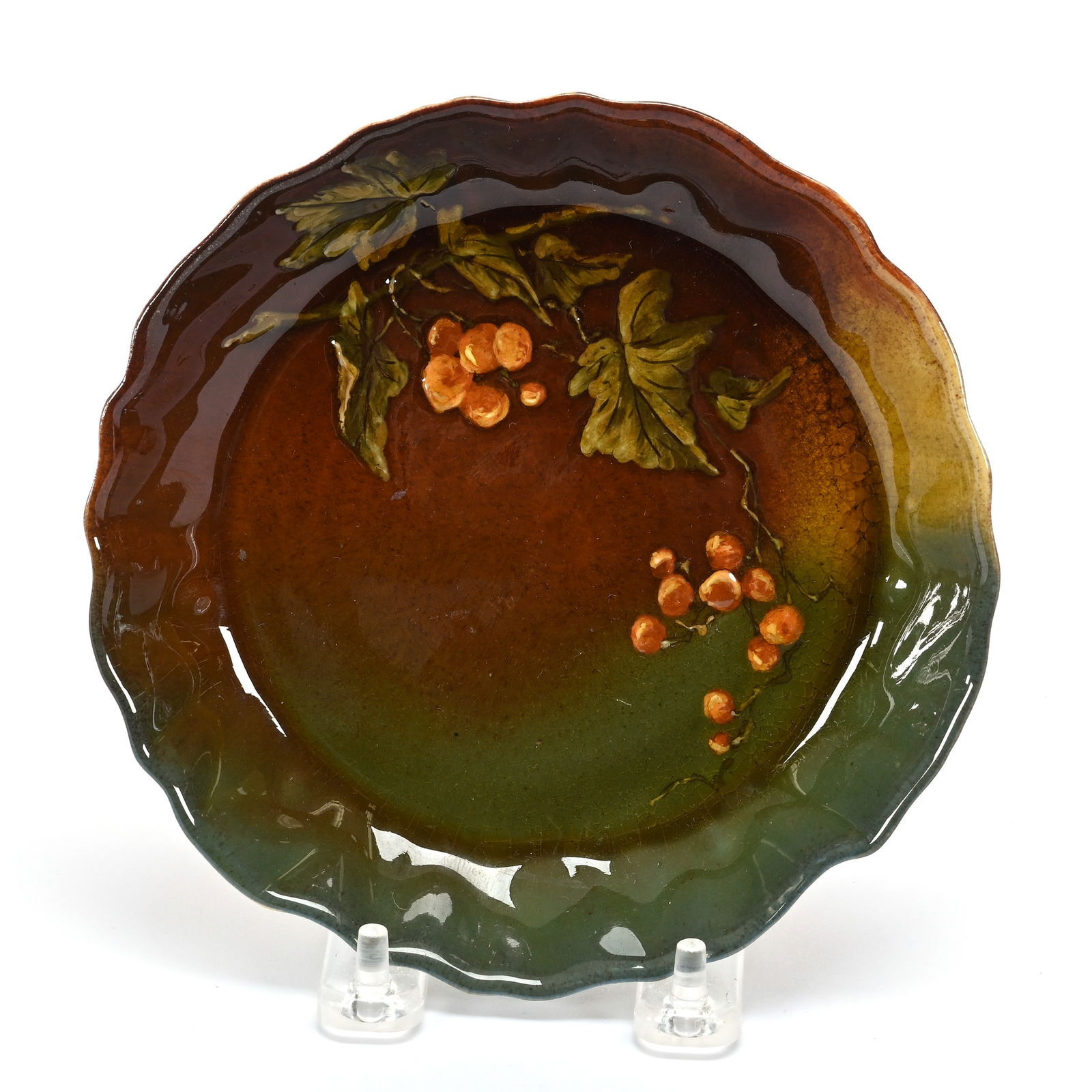 Plate Marked Rookwood Pottery, Dated 1888 (1 of 2)