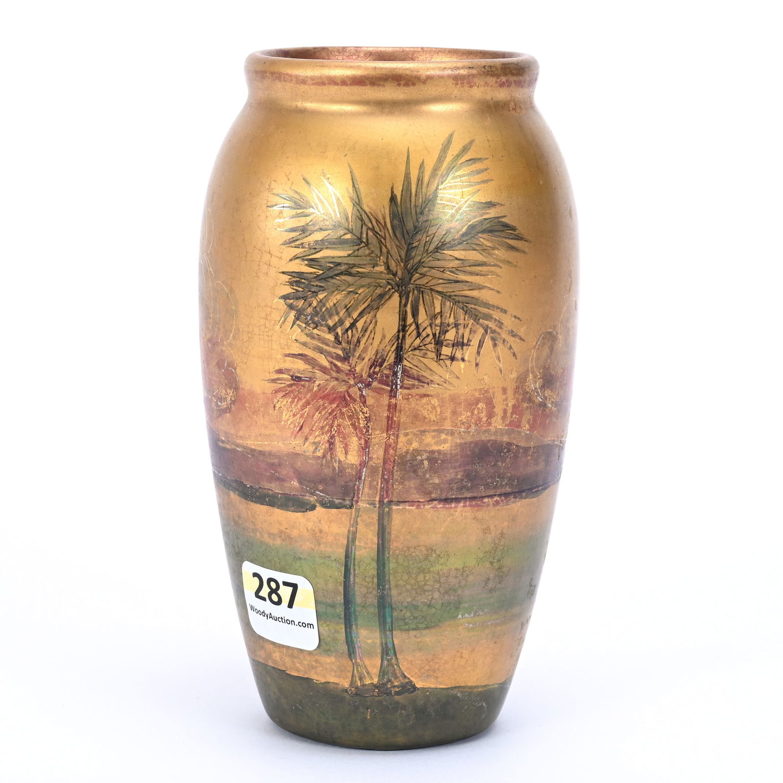Vase Marked Weller Lasa Art Pottery (1 of 3)