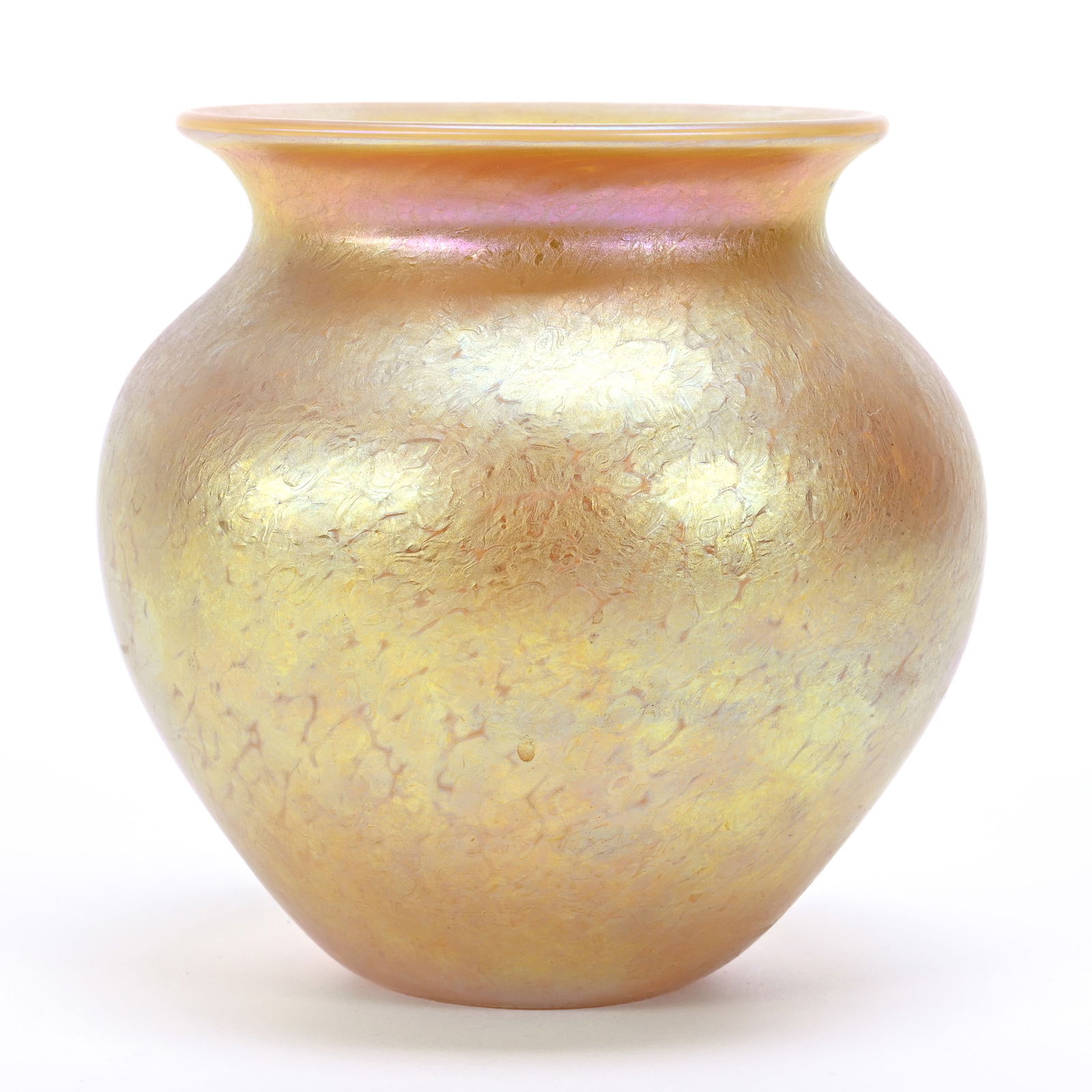 Vase Signed Lundberg Studios #040573, Dated 1992 (1 of 4)